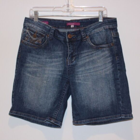 VIGOSS Jean  Bermuda Short Women Size 32 - Picture 12 of 12